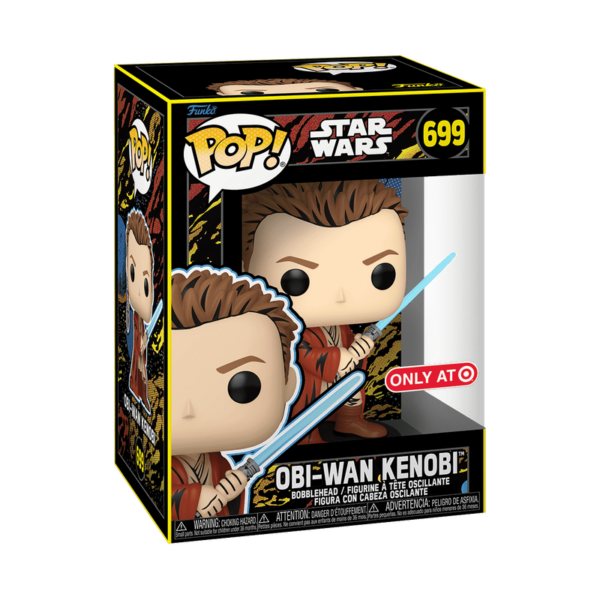Funko Pop! 699 - Obi-Wan Kenobi (Retro) - Star Wars: Phantom Menace 25TH Anniversary