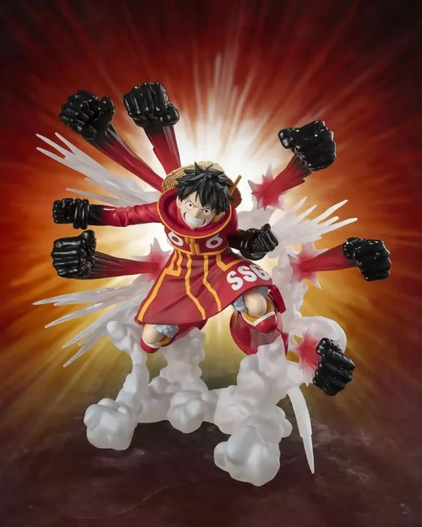 Statua - Monkey D. Luffy Gum-Gum Hawk Gatling - One Piece - immagine 3