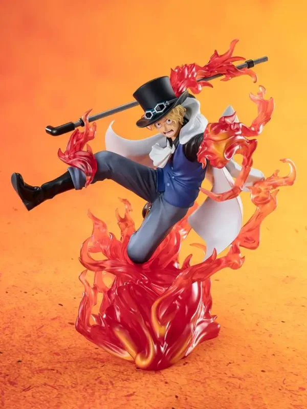 Statua - Sabo Extra Battle Fire Fist Rook Check - One Piece - immagine 3