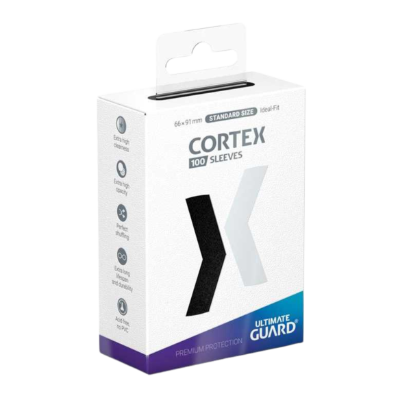 Cortex Sleeves Black (100) - Standard Size -  Ultimate Guard