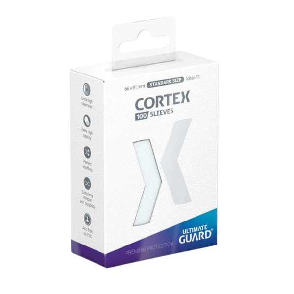 Cortex Sleeves Transparent (100) - Standard Size -  Ultimate Guard