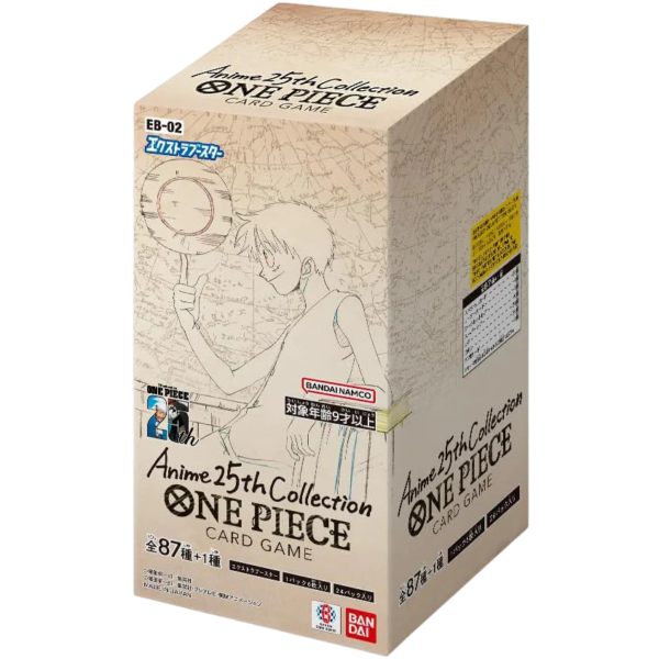 Box One Piece Card Game EB-02 Anime 25th Collection – Display da 24 buste giapponese