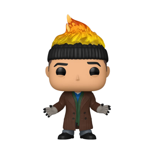 Funko Pop Harry 1917 con testa in fiamme, da Home Alone 2 in confezione originale