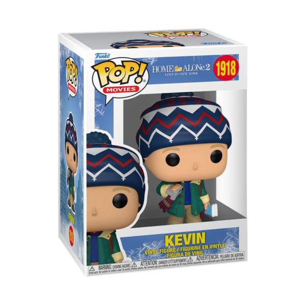 Funko Pop Kevin 1918 con cappello invernale e accessori, da Home Alone 2 in confezione originale